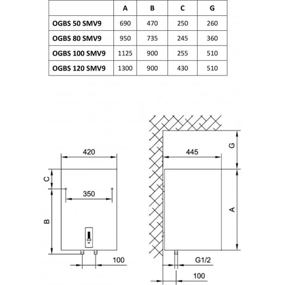 Водонагреватель Tiki OGBS 50 E5 Supr SD 50V9 вертикальный черный звездное небо (700089)  - фото 4