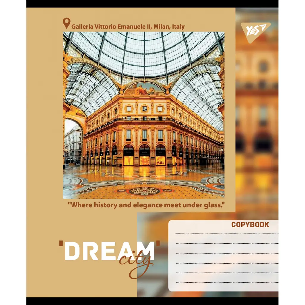 Зошит учнівський Yes Dream City А5 96 аркушів лінія 5 шт. (767708) - фото 4