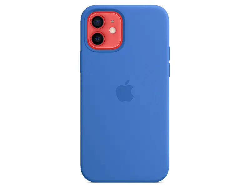 Чохол Apple Silicone Case for iPhone 12 Pro Max HQ Capri blue - фото 2