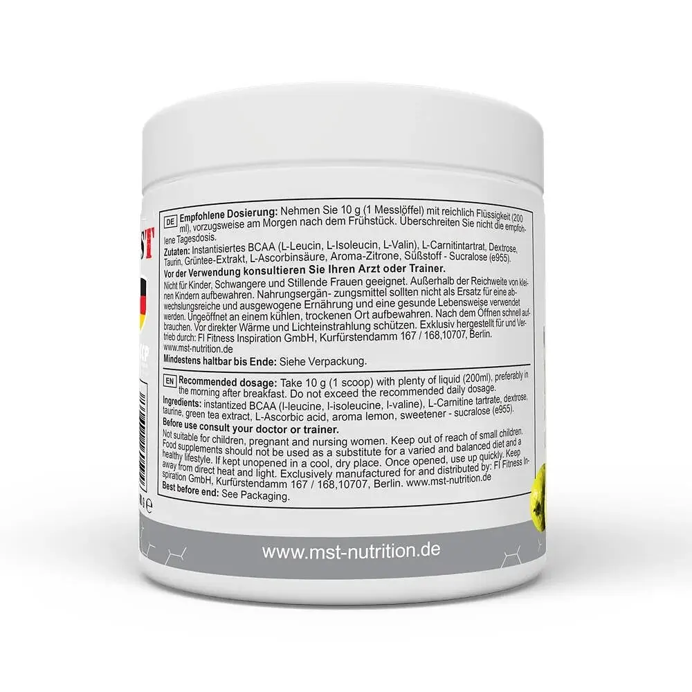 Жироспалювач MST Nutrition L-Carnitine + Amino, 300 грам - Лімончело - фото 2