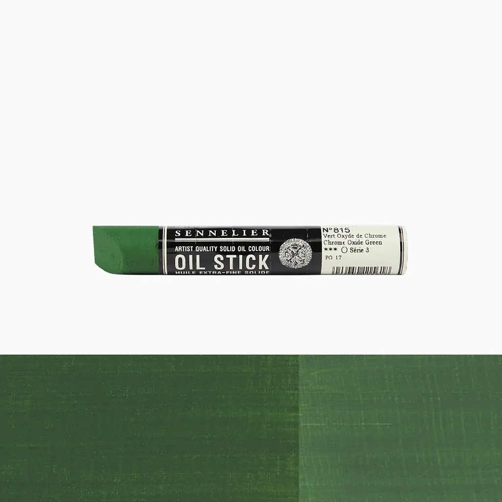 Фарба олійна у формі пастелі Sennelier Oil Stick, 38 мл, S3, Зелений оксид хрому (Chromium oxide green) - фото 2