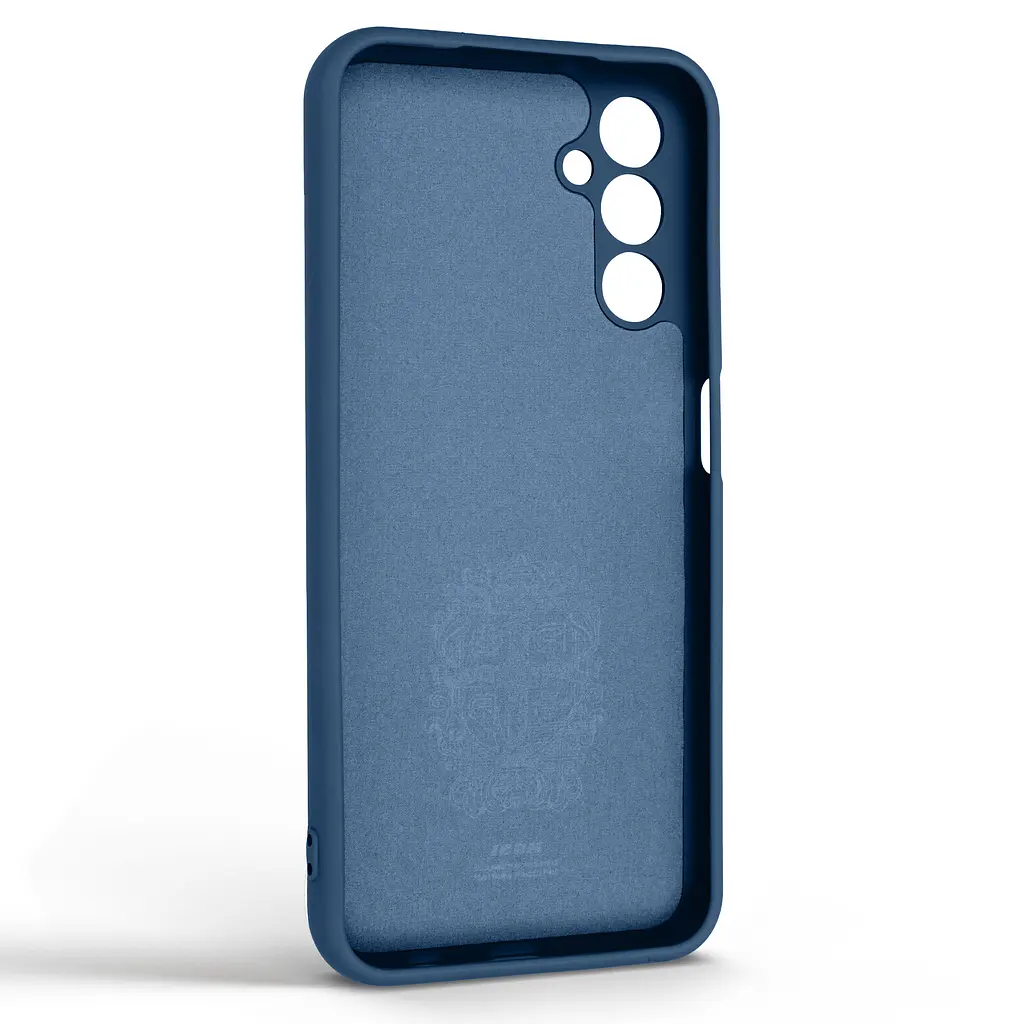 Силиконовый чехол для Samsung Galaxy A14 5G (A146)/A14 4G (A145), Icon Ring, синий, панель-накладка, с кольцом-подставкой на 360°, противоударный, возможность использования магнитных держателей, ArmorStandart (ARM68758) - фото 2
