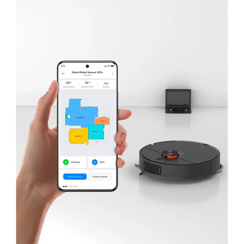 Робот-пилосос Xiaomi Mi Robot Vacuum S20+ Black [114742] - фото 5