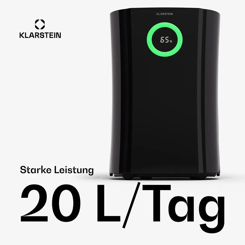 Осушитель воздуха Klarstein DryFy Pro Connect 20 (10045550) Черный - фото 3