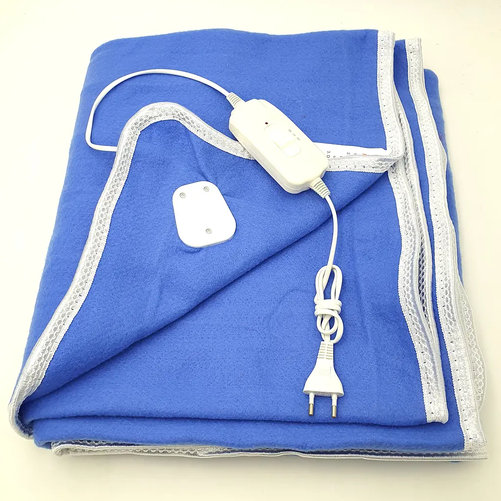 Електропростирадло електро грілка електричне простирадло LUX electric blanket 120*155см 100Вт UKC синій - фото 3
