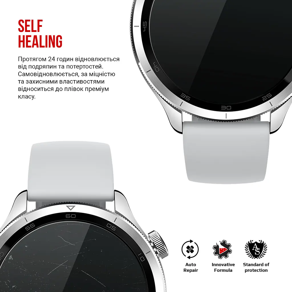 Гідрогелева плівка на годинники Xiaomi Watch S4 47mm ArmorStandart захисна плівка для смарт годинників прозора (ARM79897) - фото 3