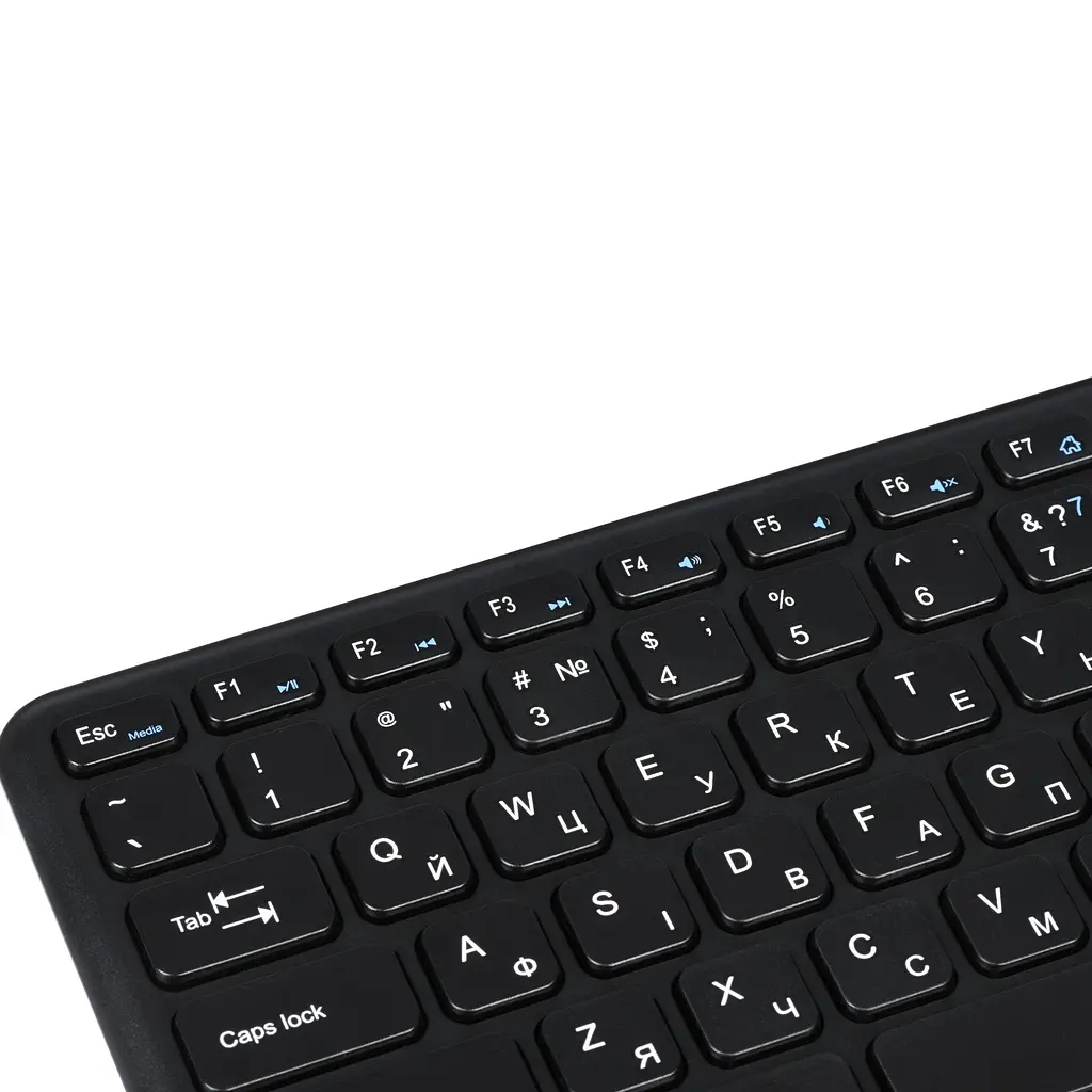 Клавіатура ножнична KT100 78key, WL, EN/UK, чорний 2E teh0013902 - фото 8