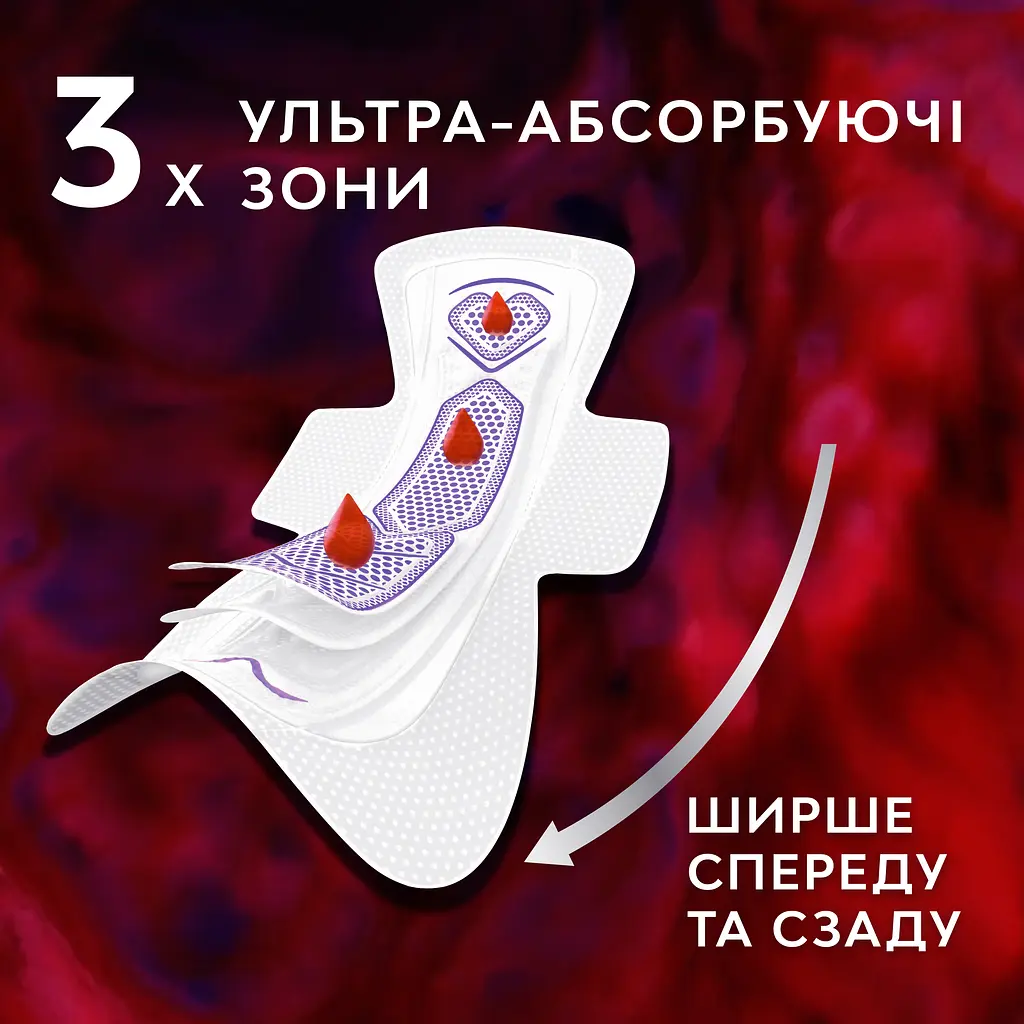 Гігієнічні прокладки Libresse Ultra Goodnight Extra Large 16 шт. - фото 5