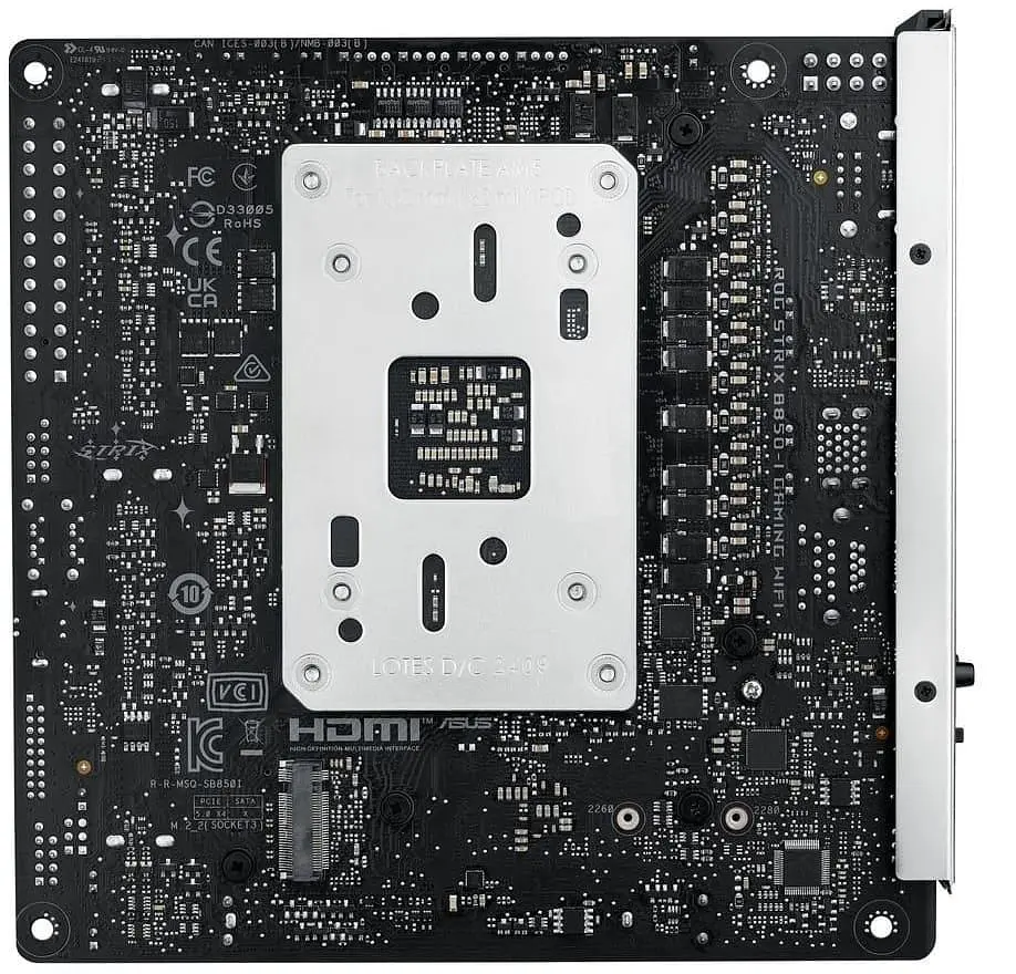 Материнська плата ASUS ROG STRIX B850-I GAMING WIFI (ROG STRIX B850-I GAMING WIFI) (Socket AM5, AMD B850, Mini-ITX) - фото 4