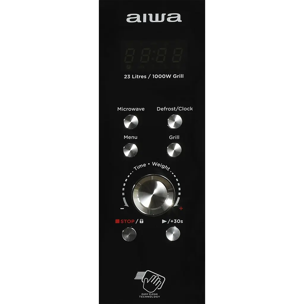Мікрохвильова піч AIWA NAMICOOK CRYSTAL23 MW-230DG/BK 23л/ 800Вт/ гриль/ Child LOCK//чорна - фото 8