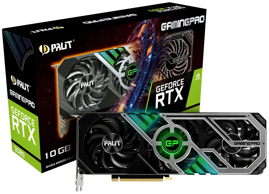 Відеокарта GeForce RTX 3080 10GB Palit GamingPro (NED3080019IA-132AA) Б/В - фото 2