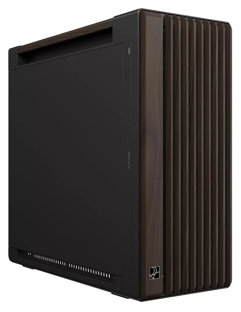 Корпус Asus ProArt PA602 Walnut Wood Metal Panel Modern Чорний (90DC00J0-B09040)