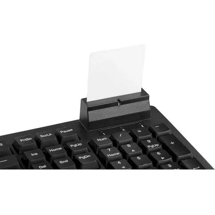 Клавіатура бездротова 2E KC1030 Smart Card Black USB (2E-KC1030UB) - фото 6