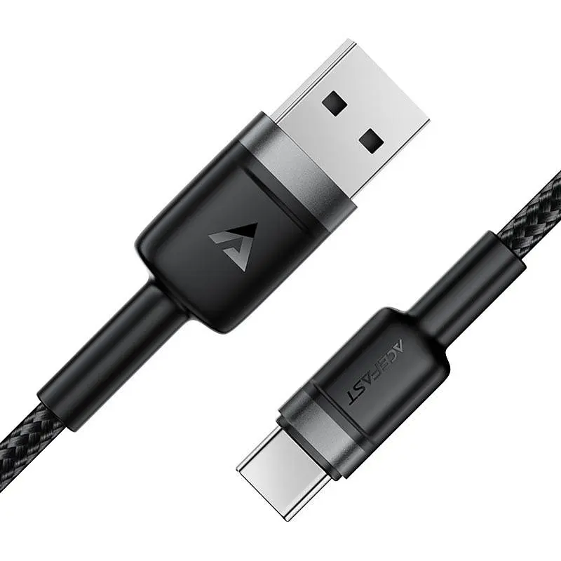 Дата кабель Acefast C22-04 USB to Type-C 60W (1.2m) Black - фото 4