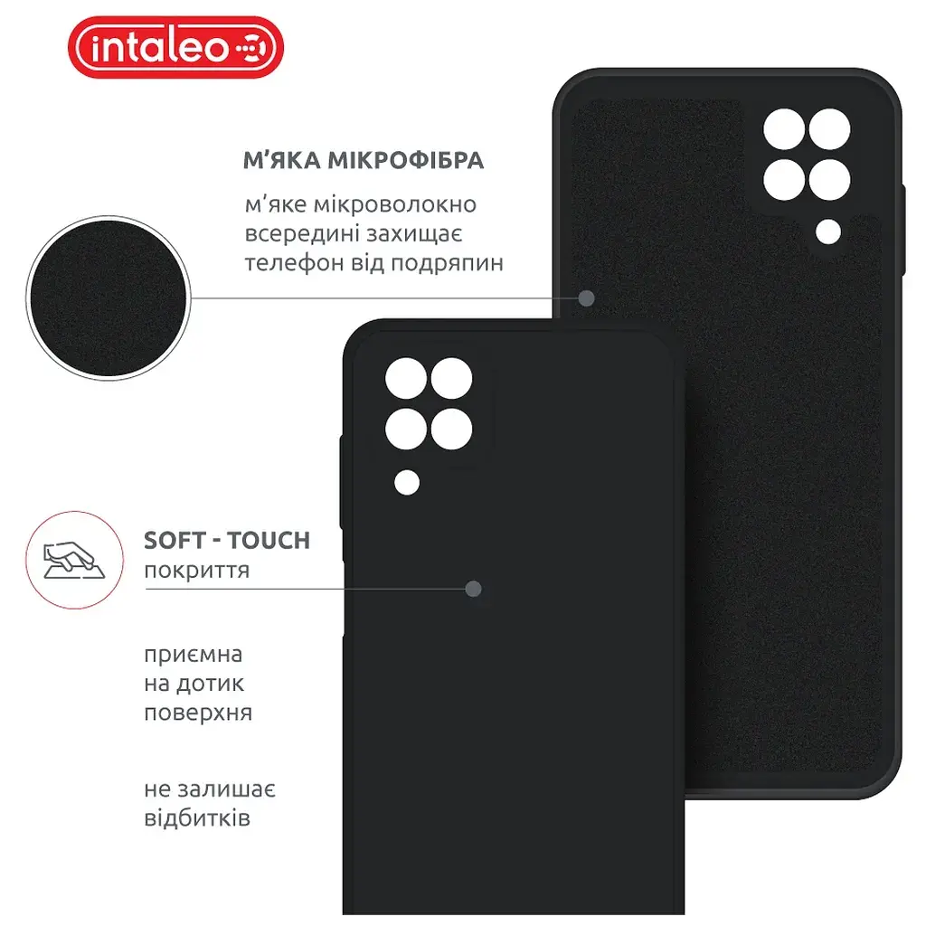 Чохол до мобільного телефона Intaleo SoftShell Samsung Galaxy A12 5G Black (1283126562525) - фото 5