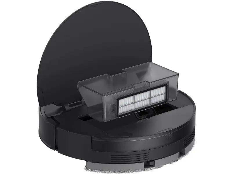 Робот-пилосос з вологим прибиранням Dreame Bot D20 Black (RLD35GA-BL) - фото 4