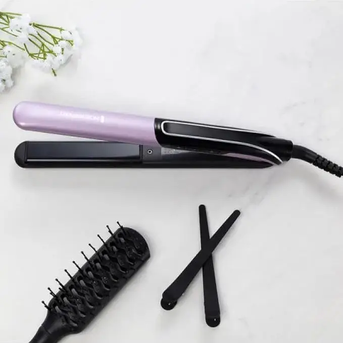 Выпрямитель для волос Remington S6700 Sleek & Curl Expert черно-розовый (45645560100) - фото 6