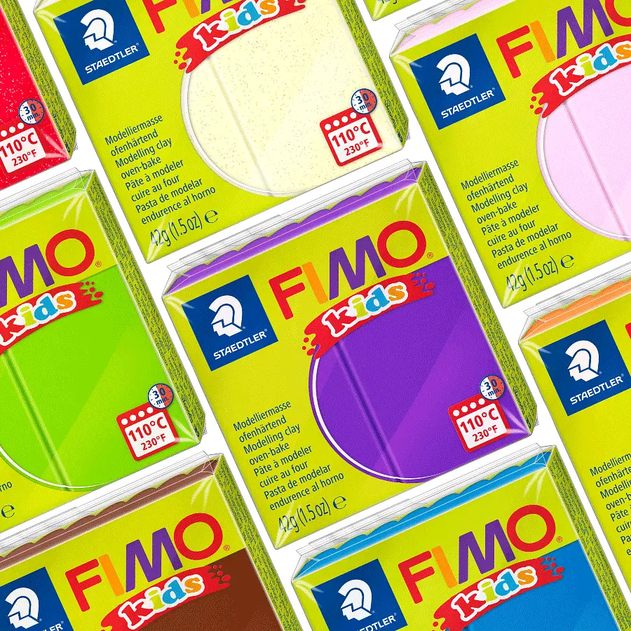 Пластика Fimo kids 42 г белая - фото 2