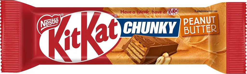 Упаковка батончиків KitKat Chunky з арахісовою пастою 42 г х 24 шт - фото 2