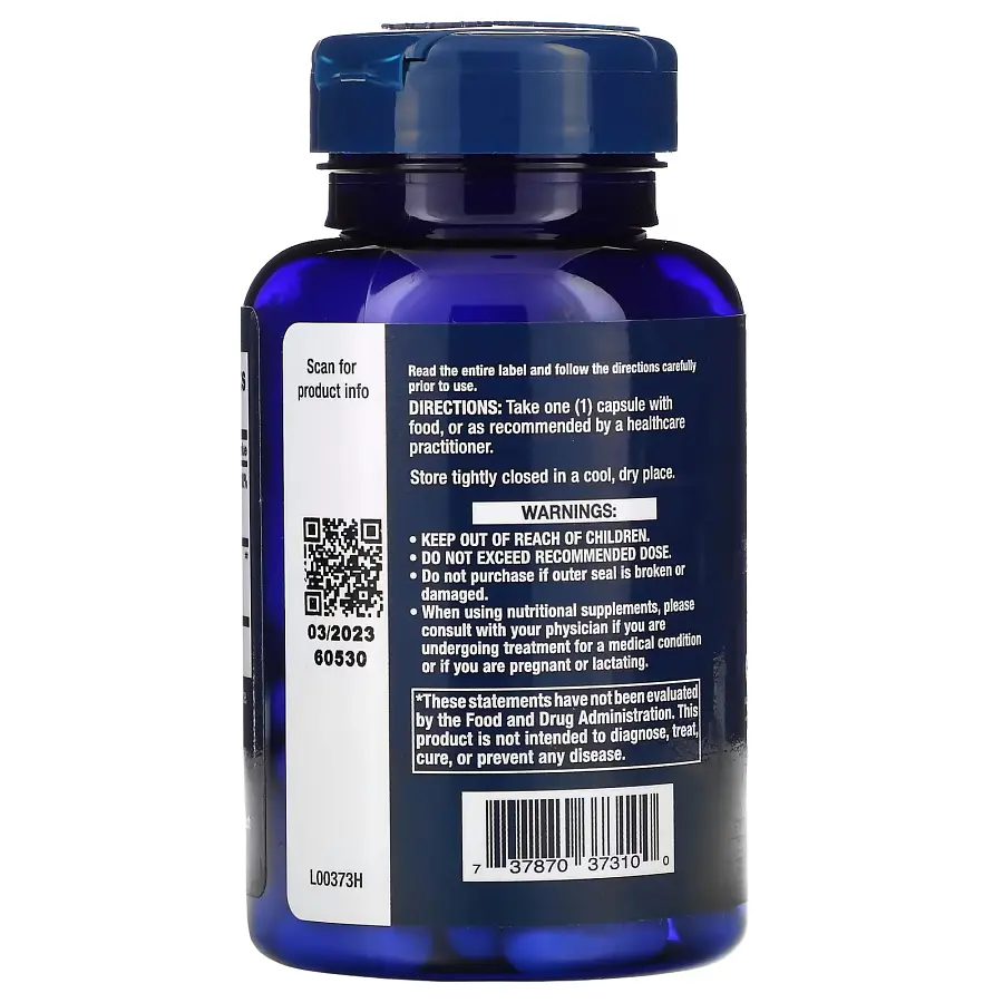 Витамины и минералы Life Extension Niacin 640 mg No-Flush, 100 капсул - фото 3