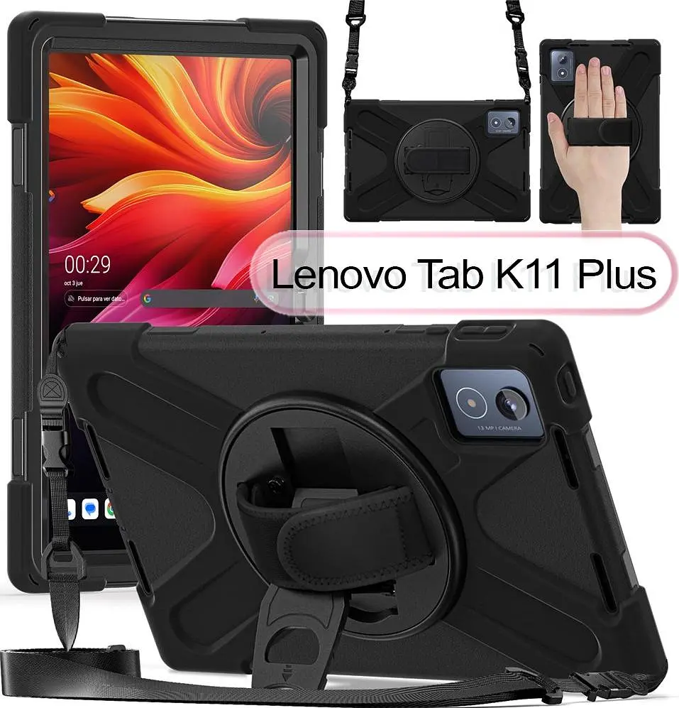 Чохол до планшета BeCover Heavy Duty Lenovo Tab K11 Plus TB-352F 11.45" Black (713635)
