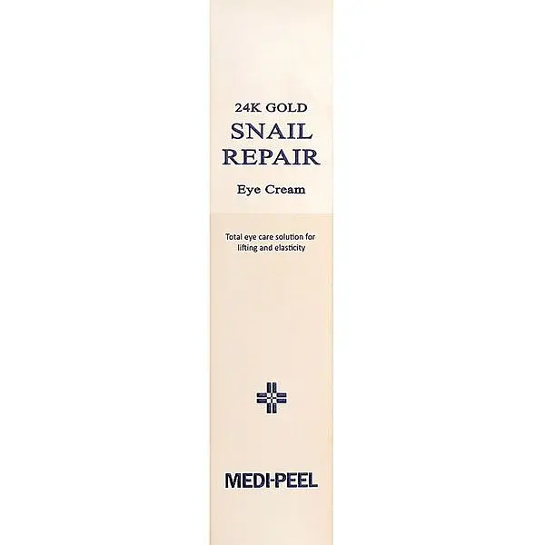Регенеруючий крем для очей із золотом і муцином равлика Medi Peel 24K Gold Snail Repair Eye Cream 40 мл - фото 2