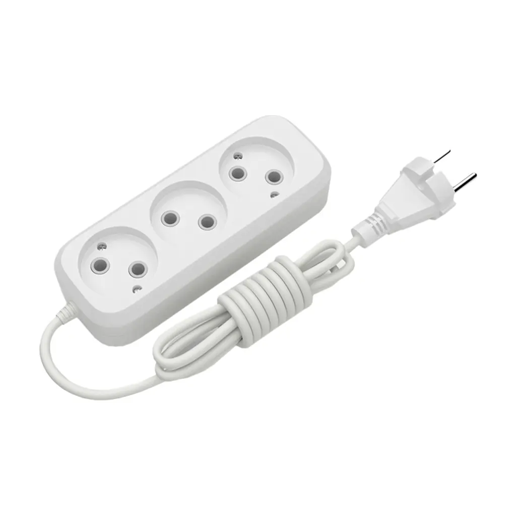 Сетевой удлинитель Electrum C-ES-1786 3.0m, 3 роз, white (C-ES-1786)