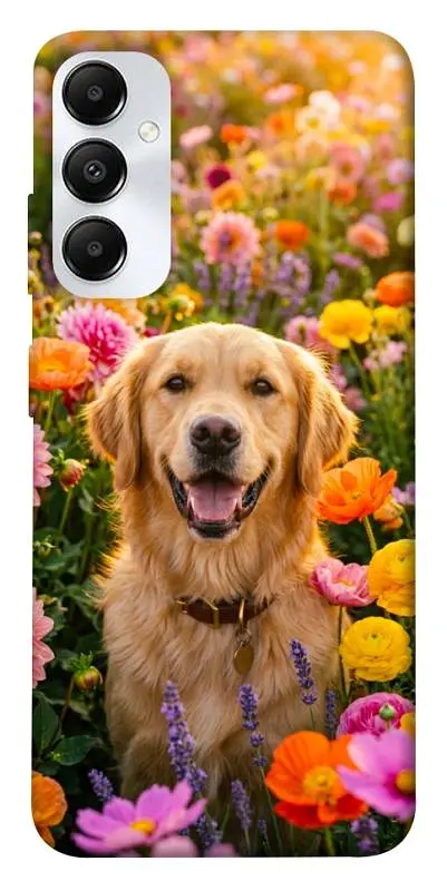 TPU чохол Demsky Flowery labrador для Samsung Galaxy A05s