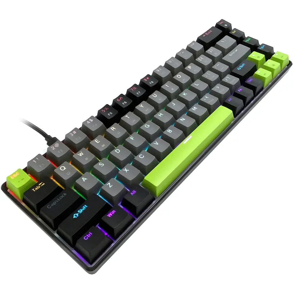 Клавіатура ігрова механічна Media-Tech MT1260 RED CORE MX60, Anti-Ghosting, 68кл - фото 2