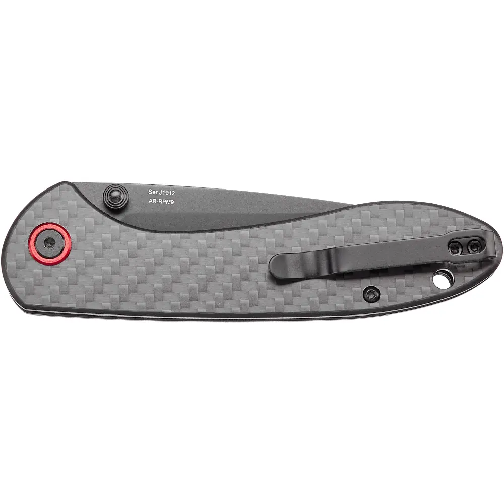 Ніж CJRB Feldspar Black Blade Carbon Fiber - фото 4