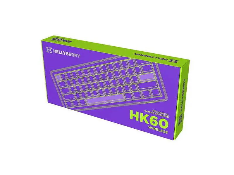 Клавіатура Hator Hellyberry HK60 wireless White-Violet - фото 6