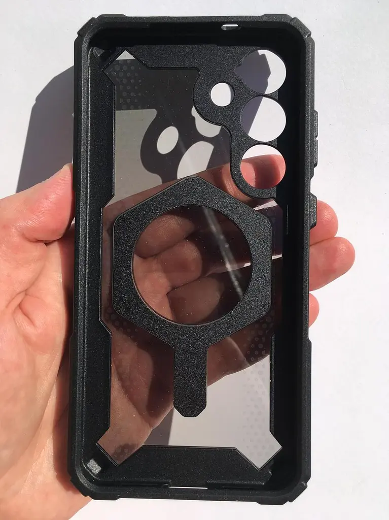 Оригінальний протиударний чохол для Samsung Galaxy S25 Plus UAG Plasma XTE MagSafe Black (S936) 214468114097 з підставкою - фото 7