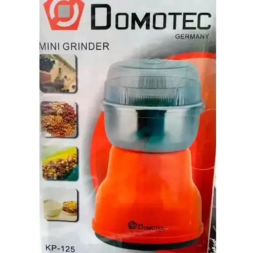Кофемолка Domotec KP-125 электрическая роторная 150 г 180 Вт оранжевая (lp-87436_234) - фото 3