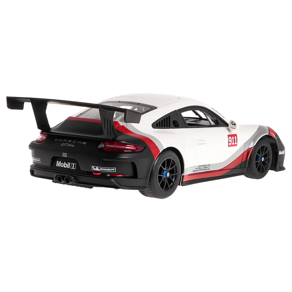 Машинка RASTAR Porsche 911 GT3 CUP R/C 1:14 белый 75900 - фото 6