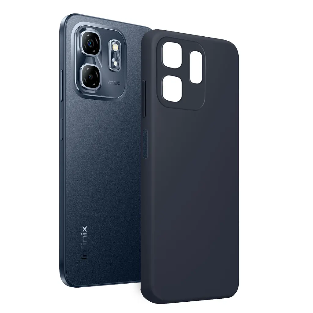 Чохол MAKE Infinix Smart 9/Hot 50i Silicone Sleek Black - фото 4