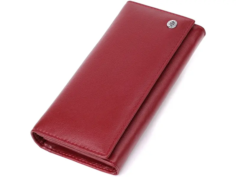 Місткий жіночий гаманець із натуральної шкіри ST Leather 19х9х3 см acs0029698