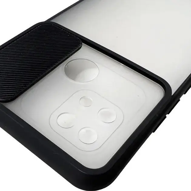 Бампер Totu Slide Camera Matt Case Xiaomi Redmi 10C Black - фото 3
