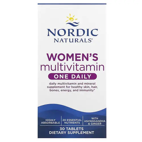Вітаміни для жінок Women's Multivitamin One Daily 30 таблеток Nordic Naturals vit0006217