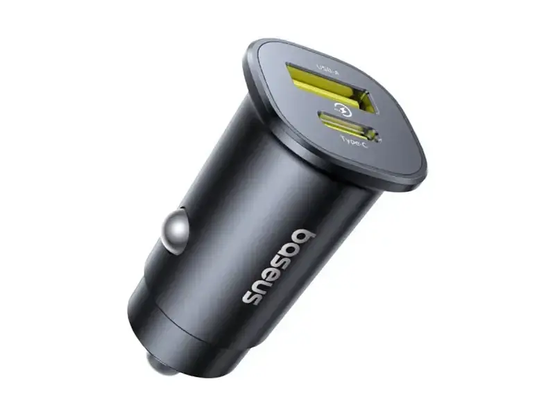 Автомобільний зарядний пристрій BASEUS GoTrip 30 W Black (C00072300123-01) - фото 5