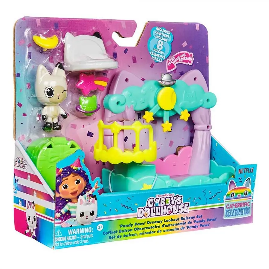 Ігровий набір Gabby's Dollhouse Ляльковий будиночок Габбі Балкон Пандолапа (SM36259/6071360) - фото 2