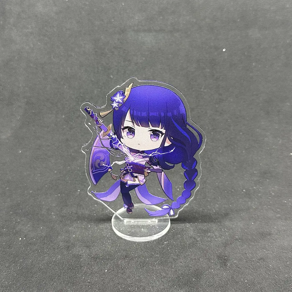Акрилова колекційна фігурка Геншин Імпакт - Genshin Impact Chibi Сегун Райден (4) 10 см