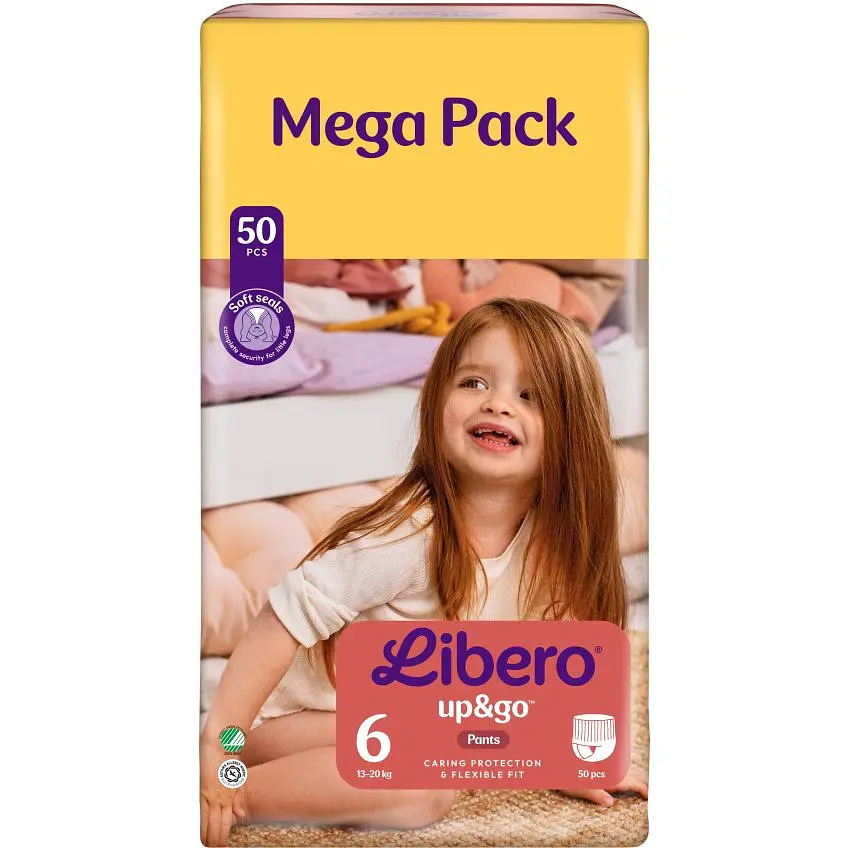 Підгузки-трусики Libero Up&Go 6 (13-20 кг) 50 шт. - фото 2