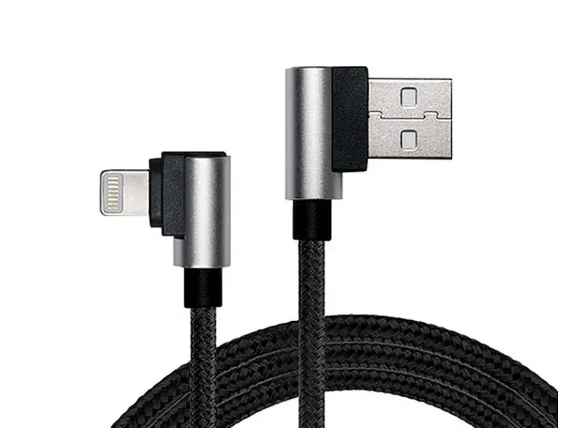 Кабель REAL-EL USB 2.0 AM to Lightning 1.0m Premium Black (EL123500034) - фото 2