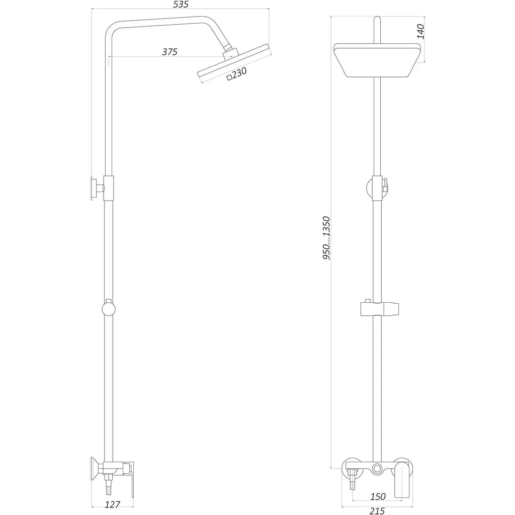 Душова система Globus Lux GLA-0005N - фото 6