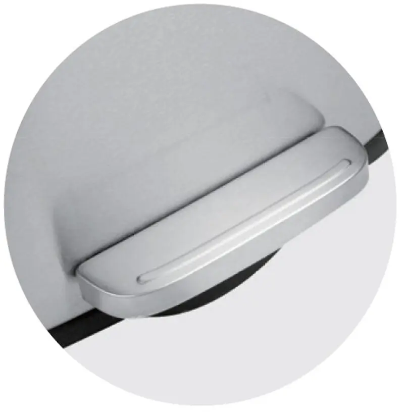 Відро для сміття з плавним закриттям прямокутне Mixxus Bevel-TC0112 SS Color 12л нержавіюча сталь MI7087, Нержавіюча сталь - фото 3