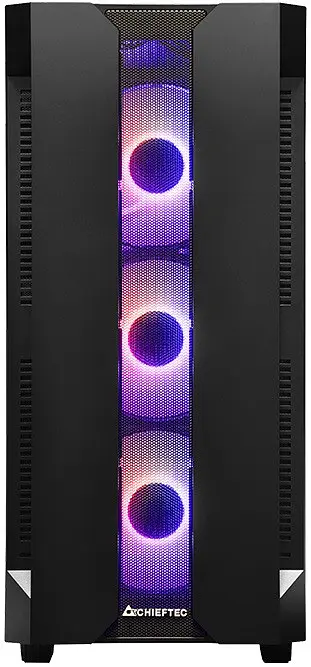 Корпус Chieftec HUNTER GS-01B-OP 4x120mm A-RGB, ATX, без Блок живлення, Чорний - фото 2