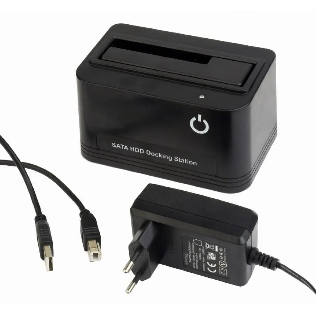 Док-станція для накопичувачів Gembird 2.5\3.5 SATA HDD, USB 2.0 (HD32-U2S-5) - фото 3
