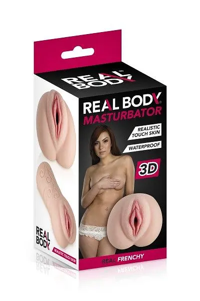 Мастурбатор-вагіна Real Body The Frenchy ультрареалістичний, 12 см - фото 4
