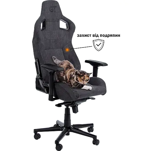 Геймерське крісло GT Racer X-8005 Dark Gray (X-8005 Dark Gray) - фото 3