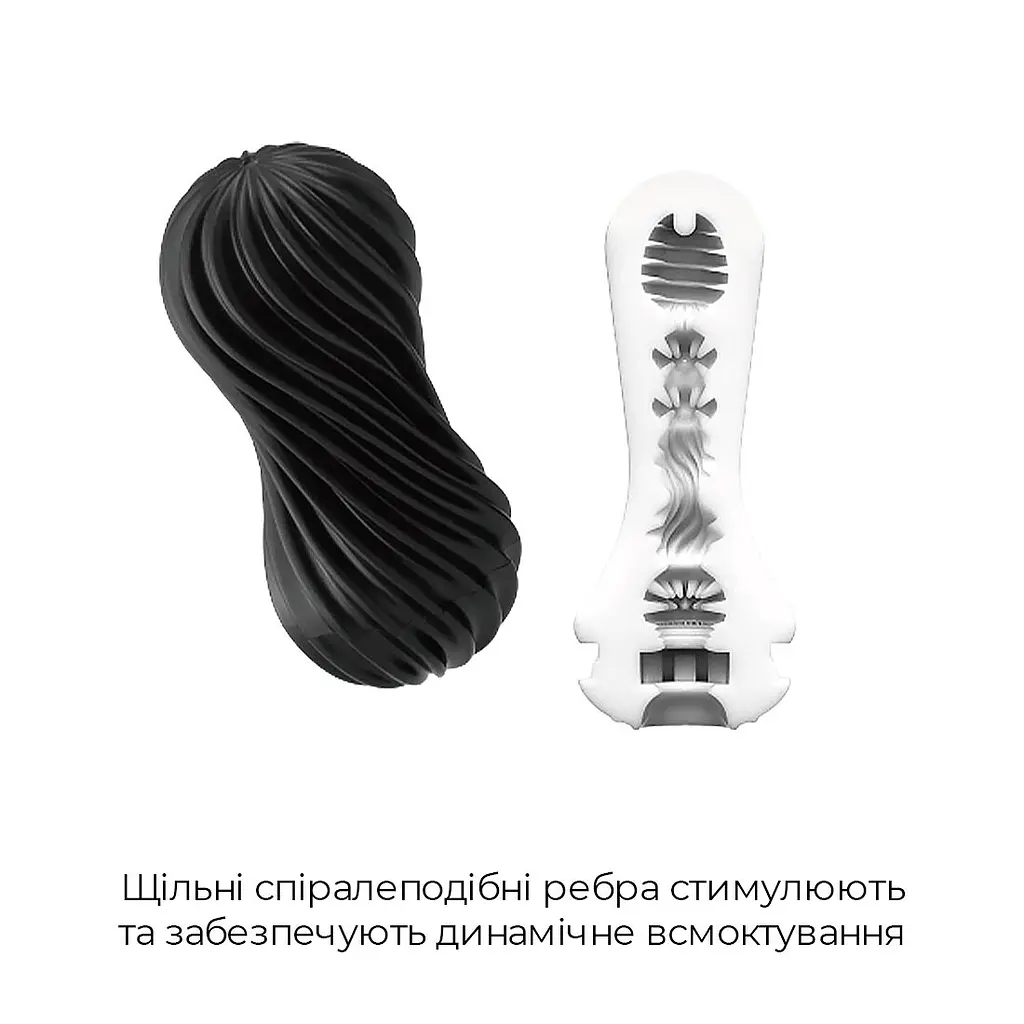 Мастурбатор Tenga Flex Rocky Black - фото 4